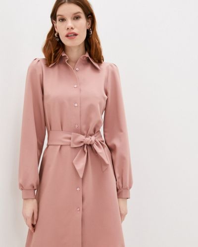Платье-рубашка Emansipe розовое