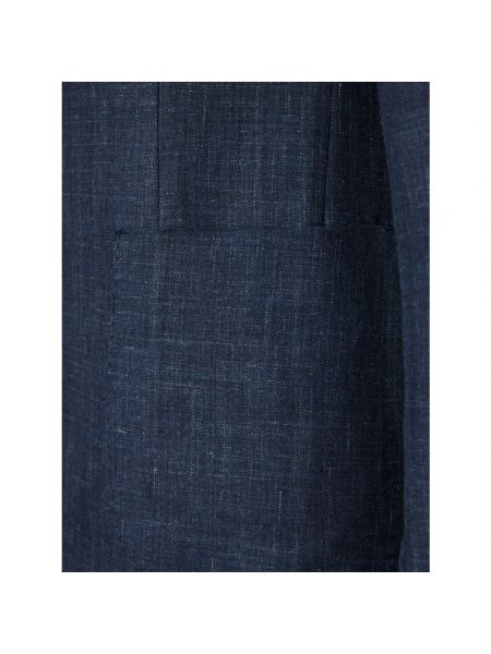 Chaqueta de lana de lino de seda Barba azul