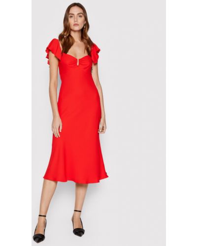 Koktejlové šaty Nissa - červená