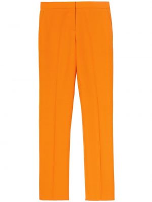 Kalhoty Burberry oranžové