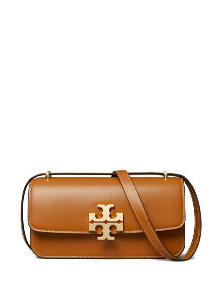 Nahka mini laukku Tory Burch ruskea