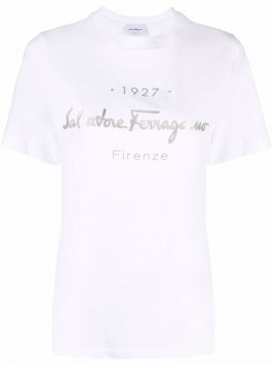 Camiseta Salvatore Ferragamo blanco