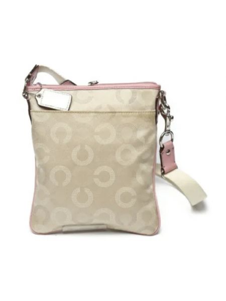 Leder schultertasche Coach Pre-owned pink