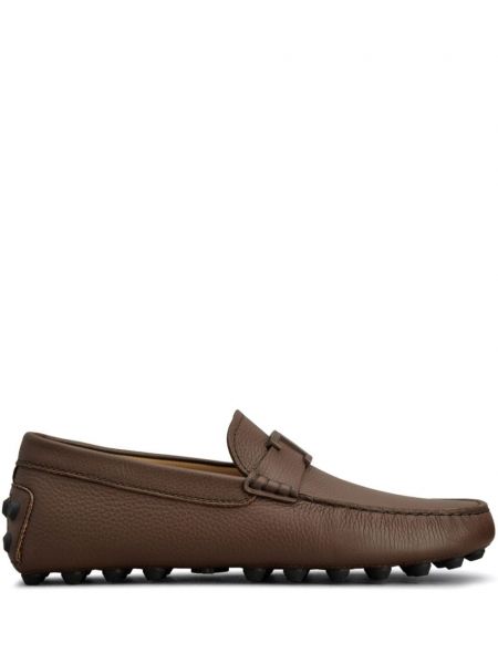 Læder loafers Tod's brun