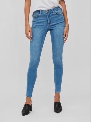 Jeans skinny Vila blu