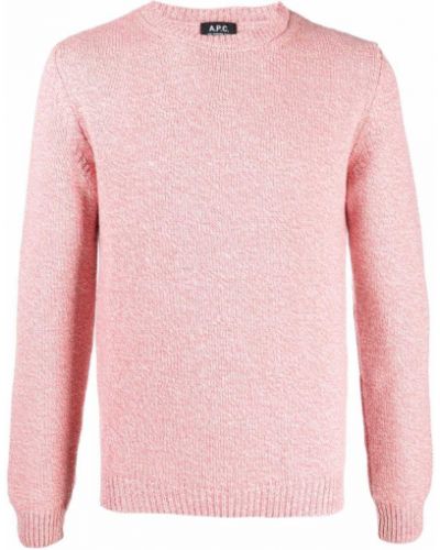 Jersey de punto de tela jersey jaspeado A.p.c. rosa