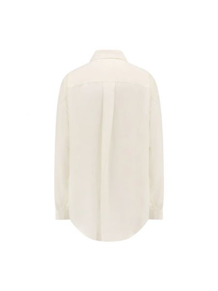 Camisa lyocell oversized Lemaire blanco