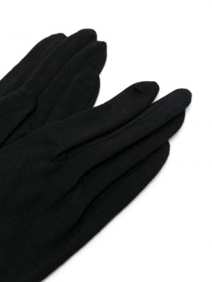 Rękawiczki wełniane Yohji Yamamoto czarne