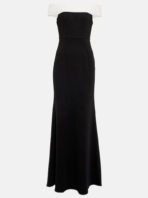 Dlouhé šaty Roland Mouret čierna