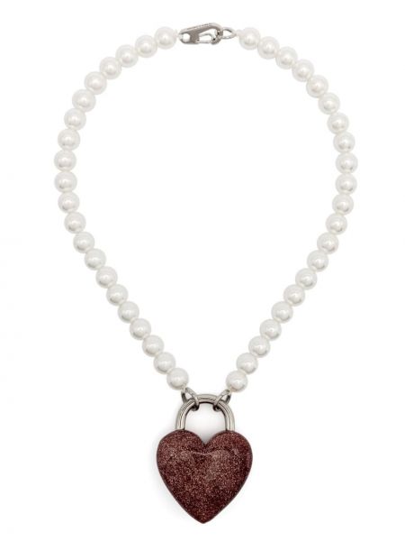 Obesek z perlami z vzorcem srca Bimba Y Lola