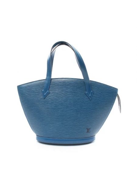 Retro leder umhängetasche mit taschen Louis Vuitton Vintage blau