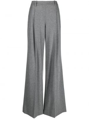 Vlněné kalhoty Ermanno Scervino šedé