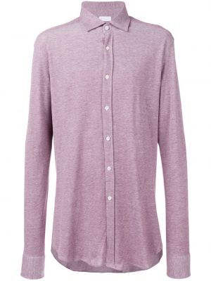 Camisa slim fit Harris Wharf London violeta