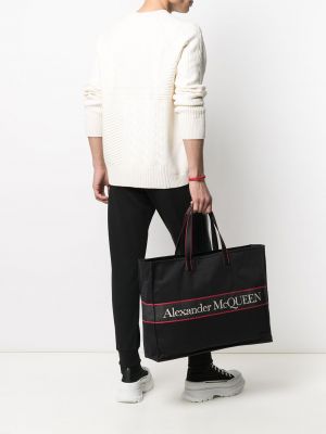 Shopper handtasche Alexander Mcqueen schwarz