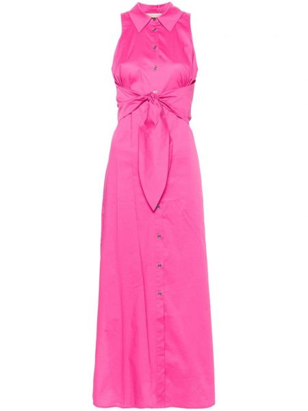 Αμάνικη μίντι φόρεμα Michael Kors ροζ