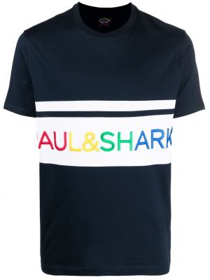 Camiseta con bordado Paul & Shark