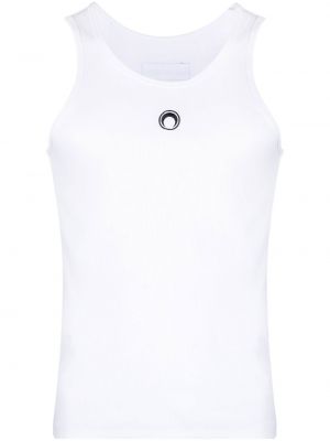 Αμάνικο πουκάμισο Marine Serre λευκό