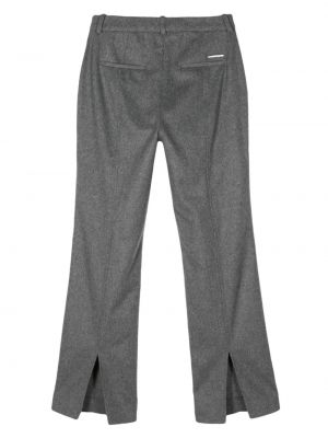 Flanelové kalhoty Calvin Klein šedé