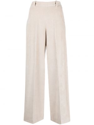 Pantaloni di velluto a coste baggy Circolo 1901 beige