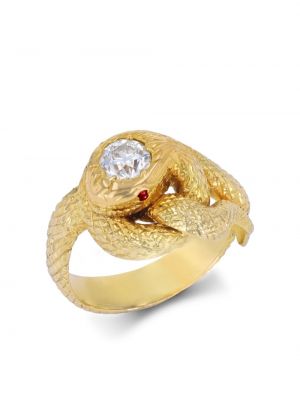 Prsten s hadím vzorem Pragnell Vintage