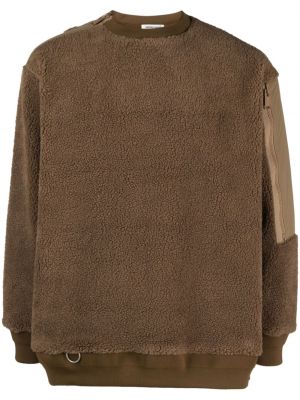 Fleecový svetr Undercover hnědý