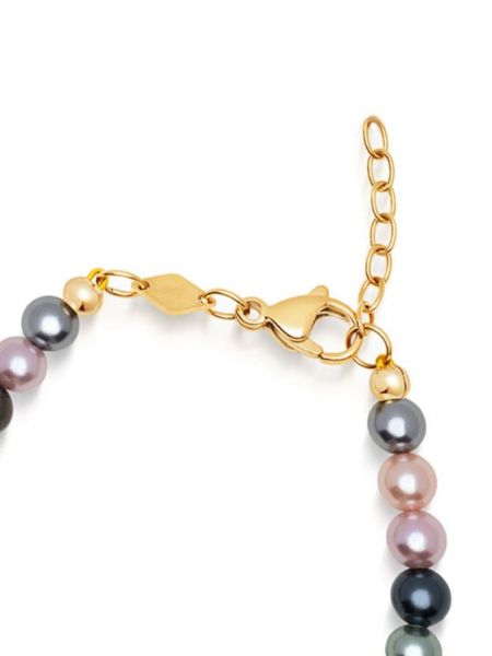 Náramek s perlami Nialaya Jewelry fialový