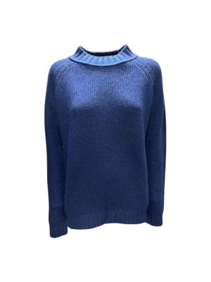 Sweter ze stójką Odeeh niebieski