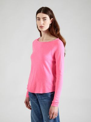 Marškinėliai ilgomis rankovėmis American Vintage rožinė