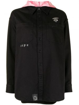 Top con capucha Aape By *a Bathing Ape® negro
