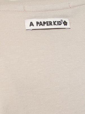 Tričko A Paper Kid šedé