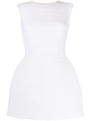 Tvídové šaty Isabel Sanchis bílé
