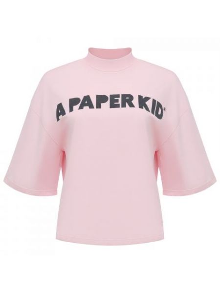 Футболка A Paper Kid розовая
