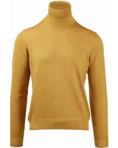 Sweter Tagliatore, żółty
