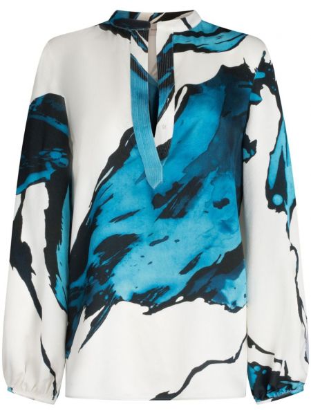 Блуза с принт с абстрактен десен Silvia Tcherassi