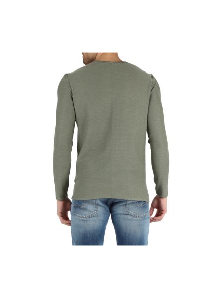 Jersey de algodón de tela jersey Replay verde