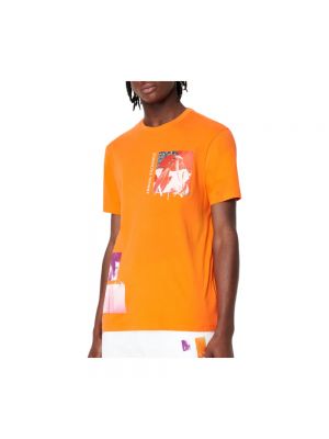 Camiseta Armani Exchange naranja