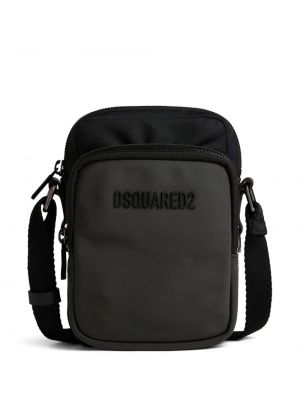 Taška přes rameno Dsquared2 černá