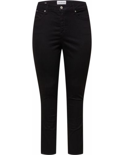 Панталон Calvin Klein Jeans Curve черно
