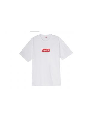 Белая футболка с логотипом Supreme Anniversary Box