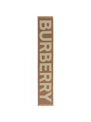 Bufanda de lana Burberry marrón