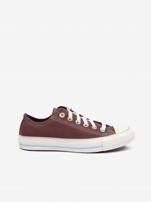 Sneakers με μοτίβο αστέρια Converse Chuck Taylor All Star καφέ
