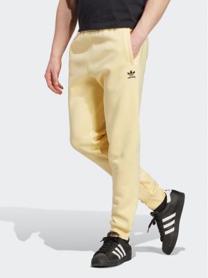 Pantaloni sport slim fit Adidas galben