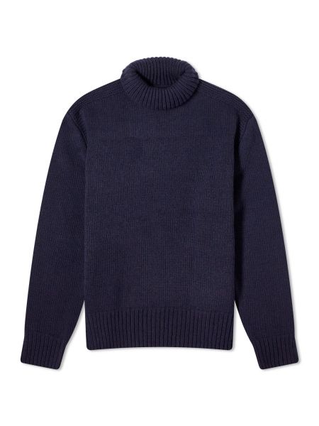 Кашемировый шерстяной свитер Polo Ralph Lauren синий