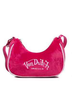 Чанта през рамо Von Dutch розово