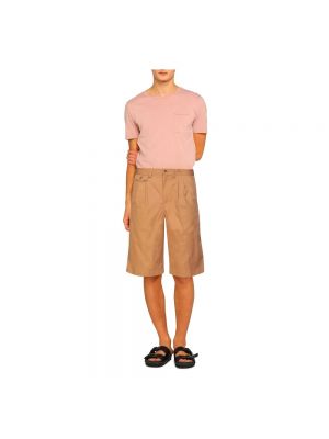 Pantalones cortos de algodón Burberry marrón