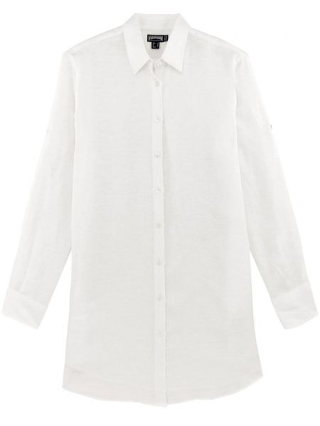 Ленена риза Vilebrequin бяло