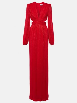 Плиссированное платье Rebecca Vallance красное