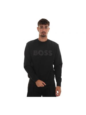 Czarny sweter Boss