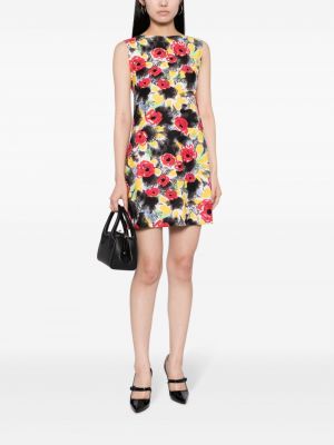 Květinové šaty s potiskem Chanel Pre-owned