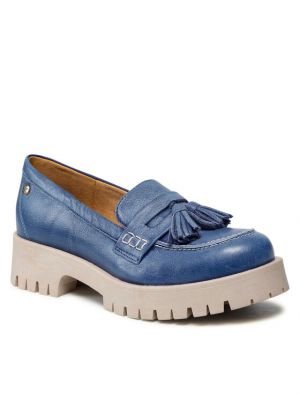Ilgaauliai batai Maciejka mėlyna